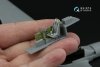 Quinta Studio QD48642 P-38H Lightning 3D-Printed & coloured Interior on decal paper ( Hasegawa ) 1/48